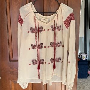 Denim and Supply loose blouse- perfect for fall!